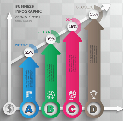 Business Infographic design créatif 2297 infographie creative business   