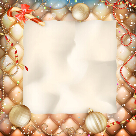 Weihnachtlich verzierte Hintergründe mit Grußkarten Vektor 04 Weihnachten ornate Karten Hintergrund Begrüßung   