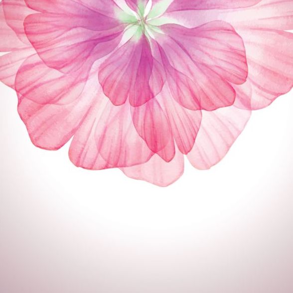 Traumrosa Blume mit Vektor 01 Traum pink Blume   