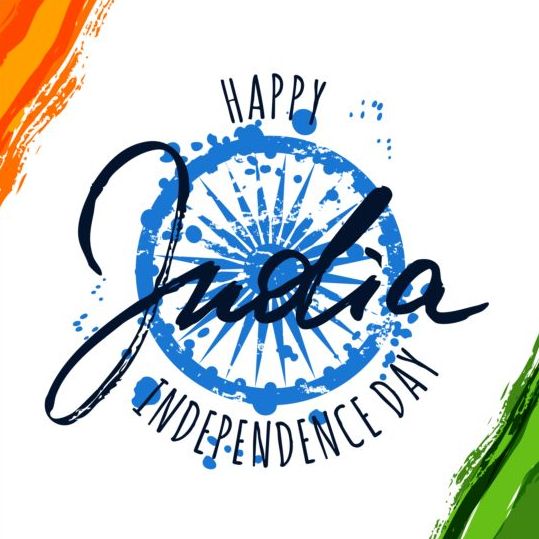 インド独立記念日水彩画背景ベクトル05 背景 独立 水彩 日 インド   