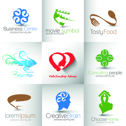 Moderne Business-Logos Design art Vector 01 modern logos logo business   
