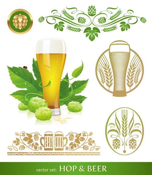 Vector Bieretikett Hintergrundgrafik 01 label Hintergrund Bier   