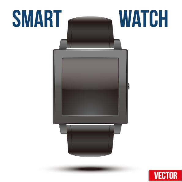 ベクトルスマート腕時計テンプレート材料03 腕時計 スマート   