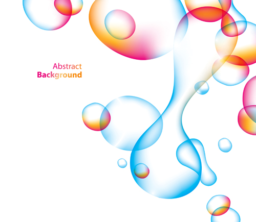 Fond abstrait de vecteur de bulle de couleur fond vectoriel couleur bulle Abstrait   