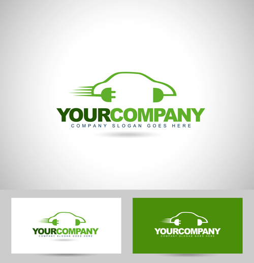 Logos auto avec vecteur de carte de visite logos carte business auto   