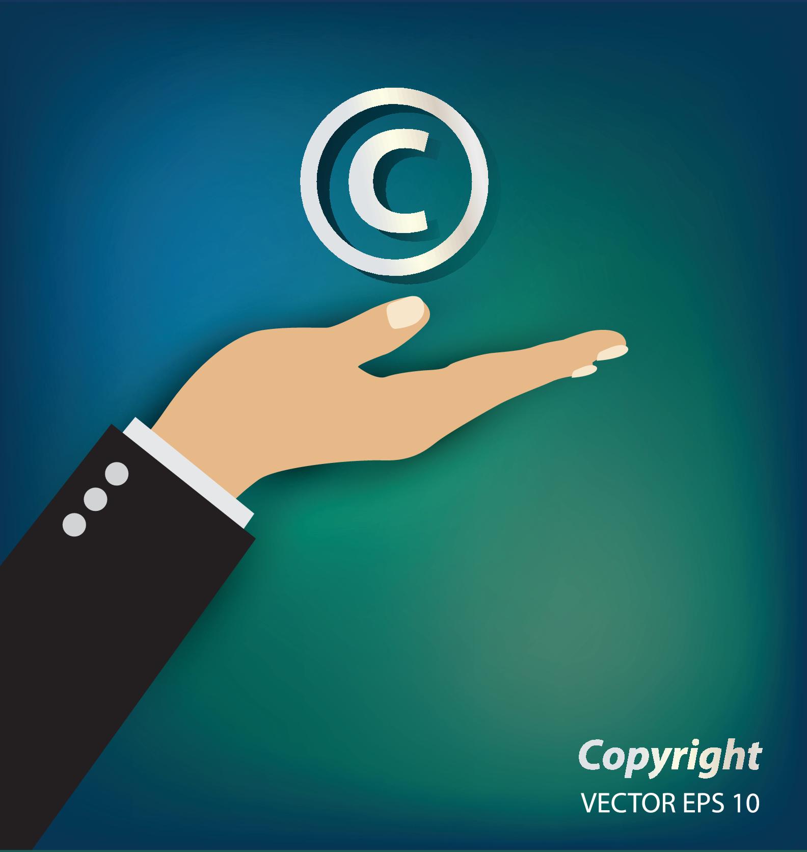 Creative Copyright Business vector design 01 creative copyright business   