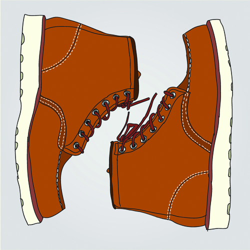 Creative Low chaussure Vector Graphics 03 vector graphics Créatif chaussure bas   