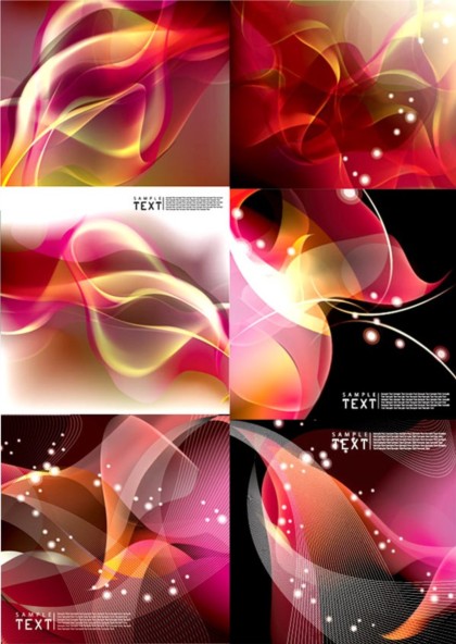 Verschiedene rote dynamische Hintergrundvektor Hintergrund dynamic different colorful blazing   