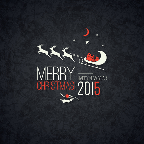Frohe Weihnachten und 2015 im neuen Jahr dunklen Hintergrund Weihnachten Frohe Weihnachten dunkler Hintergrund 2015   