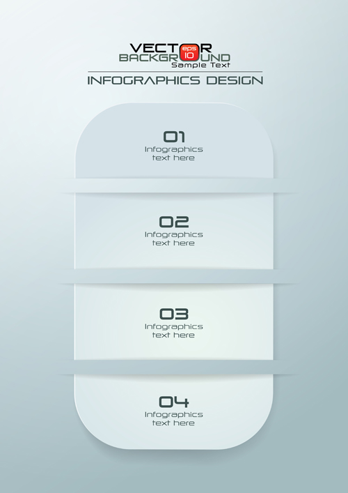 Papier Infografik weißes Vektordesign 05 weiß papier Infografik   