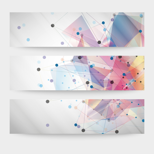Abstrakte moderne Banner-Vektormaterial modern banner abstract   