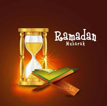 Fond Ramadan Mubarak conception vectorielle ensemble 05 ramadan Mubarak fond   