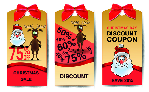 Best Christmas sale discount tags vector 01 Weihnachten sale discount best   