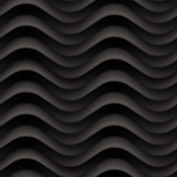 ブラックウェーブテクスチャパターンシームレスベクトル05 黒 波状 パターン テクスチャ シームレス   