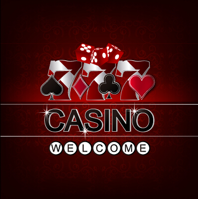 Casino affiche couverture vecteur matériel 02 couverture casino affiche   