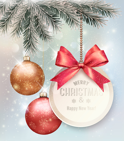 クリスマスつまらないものと装飾カードベクトル02 装飾 つまらないもの クリスマス カード   