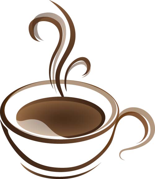 Cup mit Kaffee abstrakten Illustrationsvektor 02 kaffee illustration cup abstract   