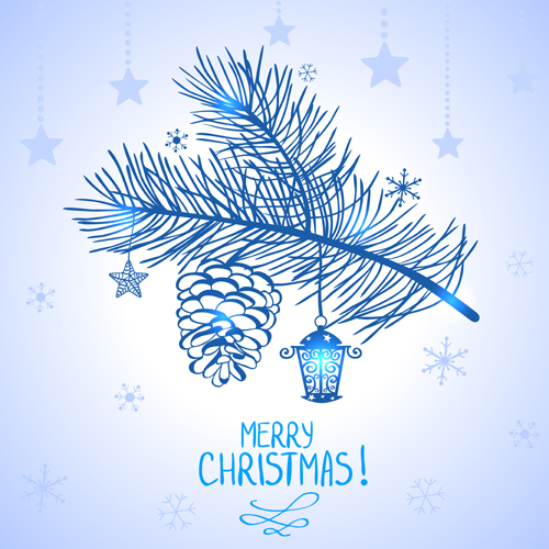 Vecteur élégant de joyeux Noël bleu de milieux Noël joyeux Noël fond bleu fond elegant arrière-plans   