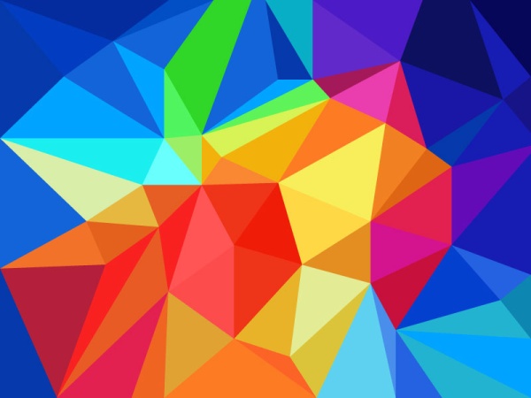 Les formes géométriques multicolores conçoivent le fond vectoriel multicolore formes géométriques forme géométrique fond   
