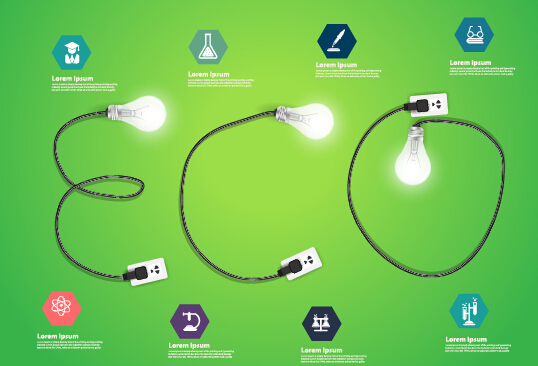 電球付きパワーサプライクリエイティブビジネステンプレート10 電球 電源 ビジネステンプレート ビジネス クリエイティブビジネス   