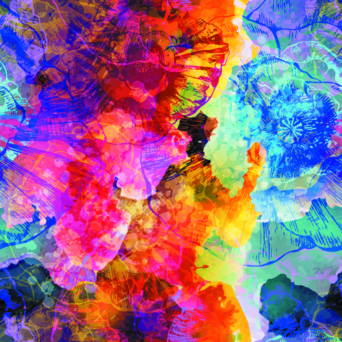 Aquarell Objekt abstrahieren Kunst Hintergrund Vektor 01 Objekt Hintergrundvektor Aquarell abstract   