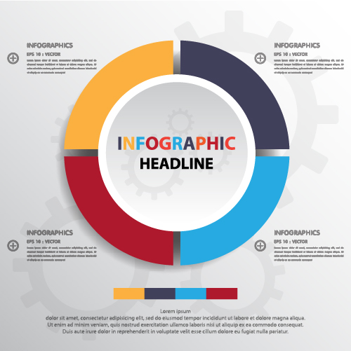 Business Infographic design créatif 2507 infographie creative business   