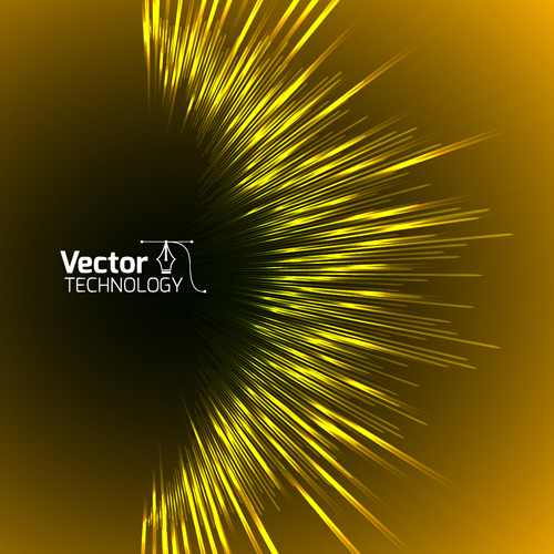 Farbige Glühtechnik Vektorhintergrund 01 Vector-Hintergrund tech Hintergrund glühend farbig   