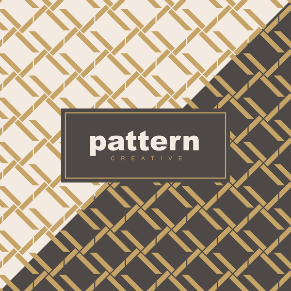 クリエイティブゴールデンシームレスパターンベクトル11 黄金の 創造的 パターン シームレス   