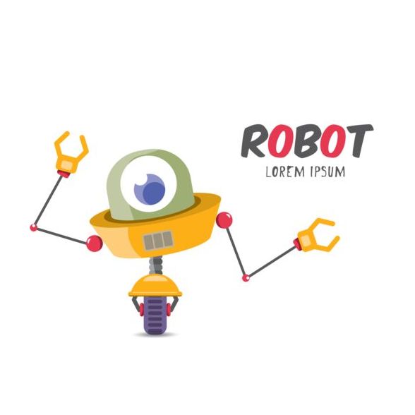 Lustige Roboter-Cartoon-Vektoren setzen 20 Roboter funny cartoon   