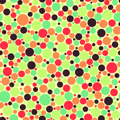 Mehrfarb-Punktmuster-Vektorhintergrund 05 Mustervektor multicolor Hintergrund   