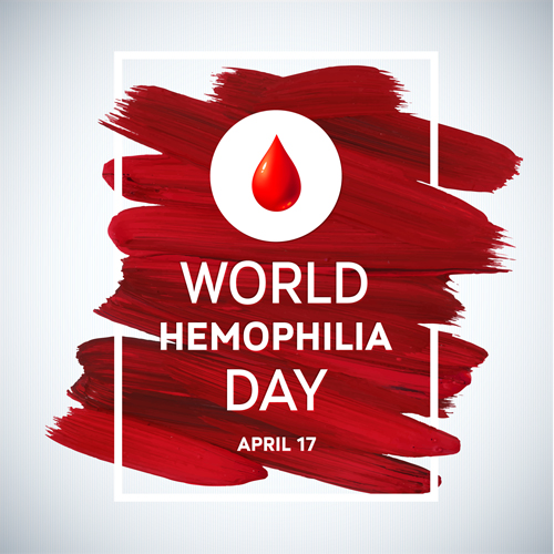 World Hemophilia Day Plakatvektorgrafik 04 Welt poster Hémophilie   