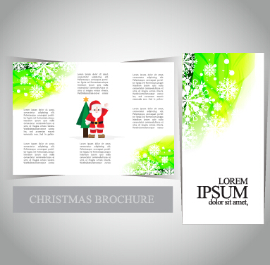 2015 joyeux Noël brochure couverture ensemble vecteur 04 Noël joyeux Noël brochure 2015   