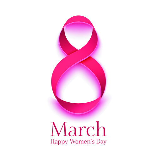 8 mars Womens jour fond ensemble 08 vecteur fond femmes jour 8 mars   