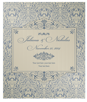 装飾的なパターン結婚式の招待状カードベクトルセット03 装飾模様 結婚式 招待状 パターン カード   