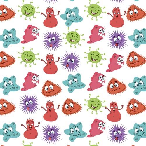 面白い漫画の細菌とウイルスベクター08 細菌 漫画 おかしい ウイルス   