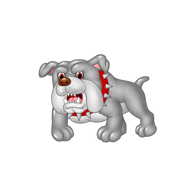Vecteur drôle de dessin animé de crabot 02 drôle chien cartoon   