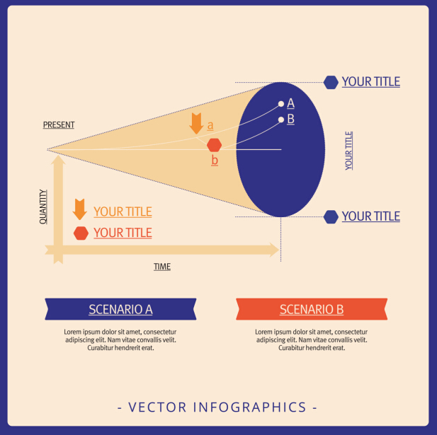 Vecteurs de modèles de matrice infographics 13 modèle matrice infographies   