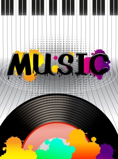 Modernes Musik-Plakatdesign Vektorset 01 poster Musik modern   