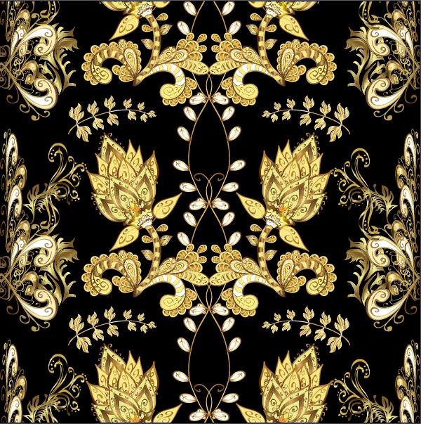装飾品ゴールデンラグジュアリーデザインベクター05 黄金の 豪華な 装飾品   