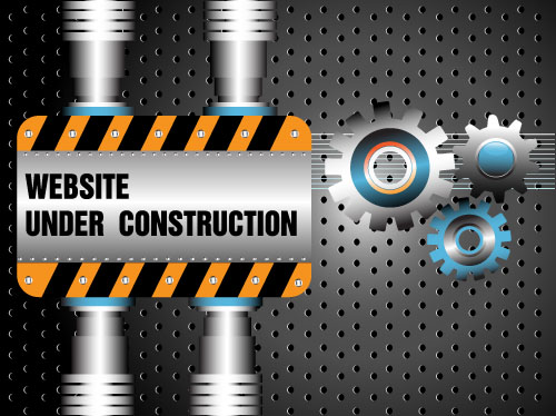 Site Web en construction vecteur matériel 02 Under site Web matériel construction   