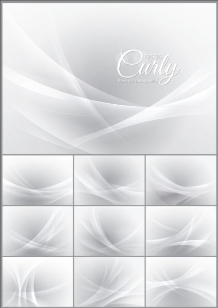 白カーリー抽象ベクトルの背景 背景 白 抽象的 カーリー   