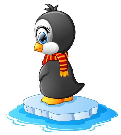 Schöne Pinguin-Zeichentrickset Vektoren 09 penguin lovely cartoon   