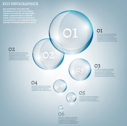 bulle transparente avec Eco infographies vecteur transparent infographies eco bulle   