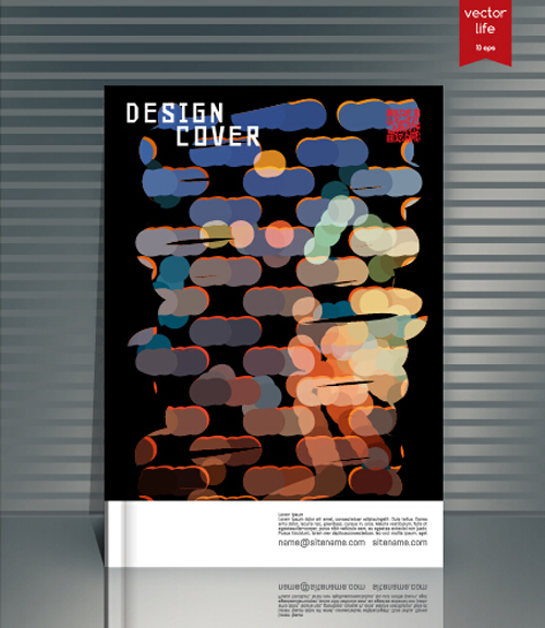 Buchcover moderner Designvektor 14 modern cover Buch   
