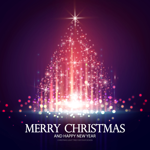 色付きのライトクリスマスツリーの背景グラフィックス 色 背景 ライト クリスマスツリー クリスマス   
