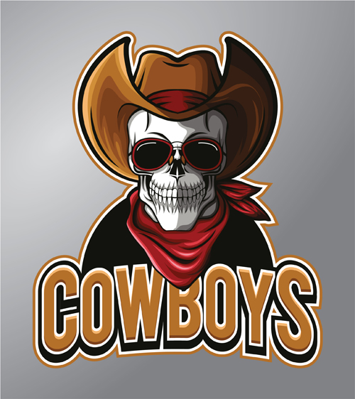 Conception de vecteur de logo de Cowboys logo Cowboys   