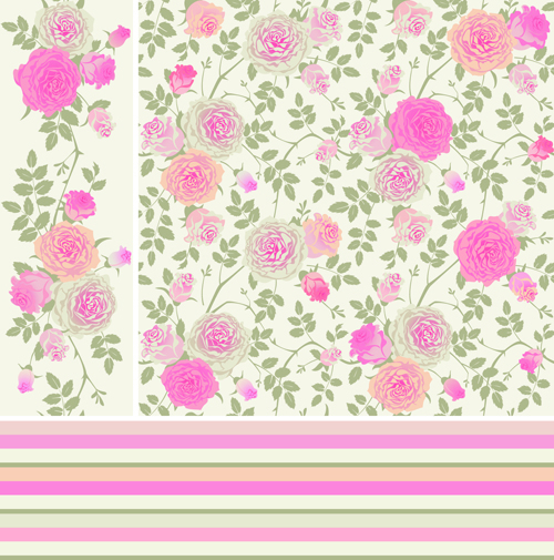 ピンクローズパターン背景ベクトル材料02 背景ベクトル 背景 材料 ベクター素材 ピンク バラパターン バラ パターン背景 パターン   