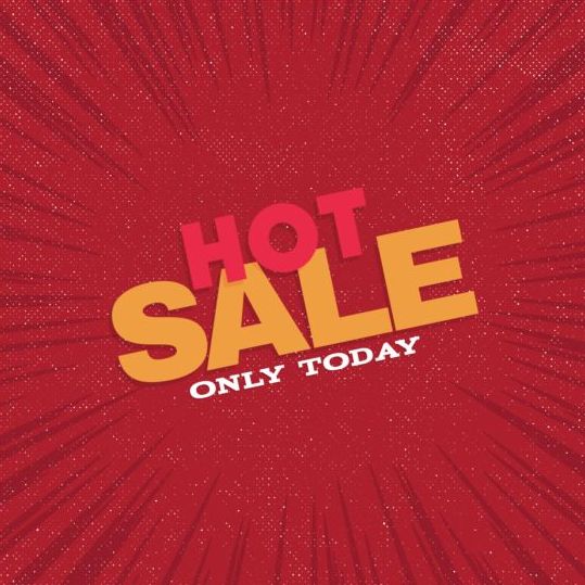 Roter Hot Sale Hintergrund Vorlage Vektor 09 Verkauf rot hinten heiß   