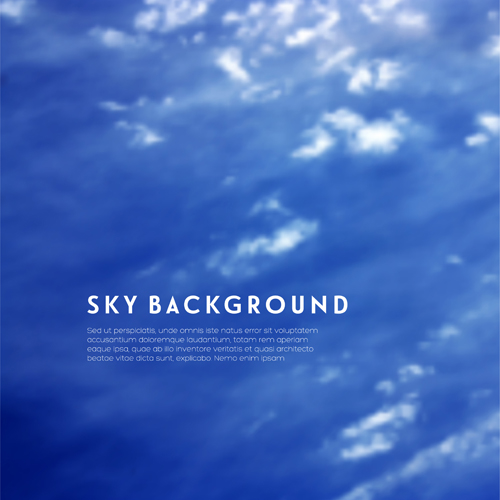 雲の青い背景ベクトル03の空 青い背景 雲 背景 空   