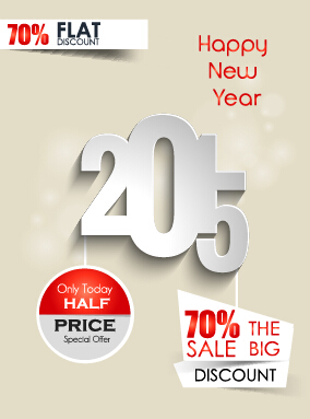 2015 Weihnachtsrabatt große Verkaufspakatsvektoren 17 Weihnachten sale poster discount big sale 2015   